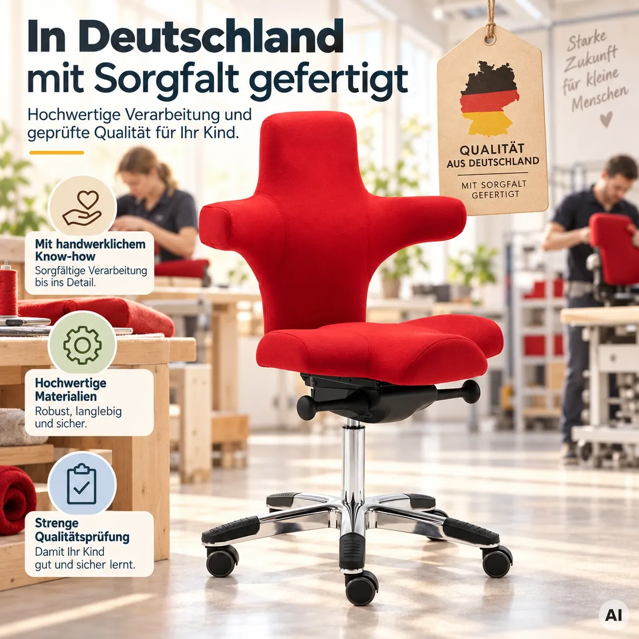 PICASSO YOUNGSTAR - Bequemer Kinder-Bürostuhl
