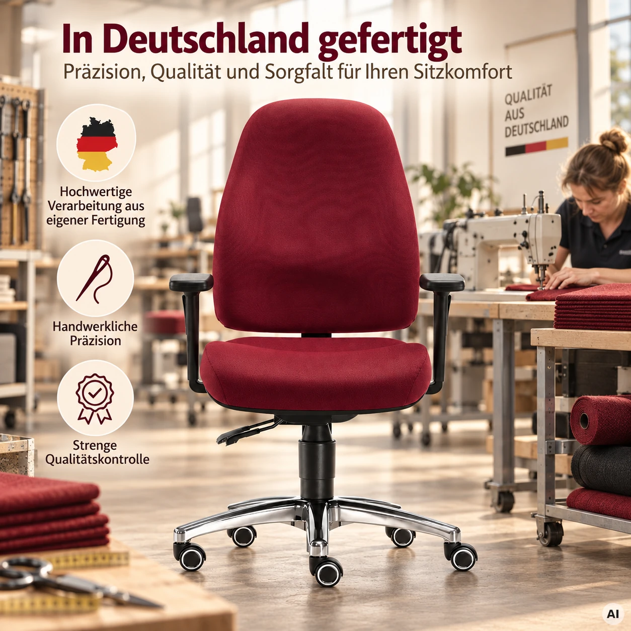 Flex Profi - Ergonomischer Fitness-Bürostuhl